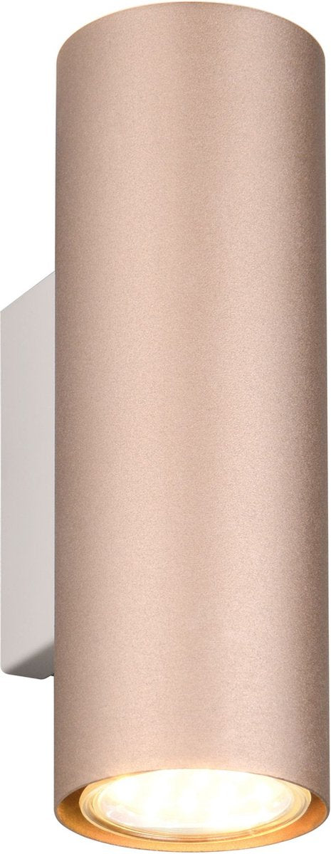 Trio marley - wandlamp - mokka - excl. 2x gu10 4,9 w - verlichting omhoog en omlaag - wandmontage