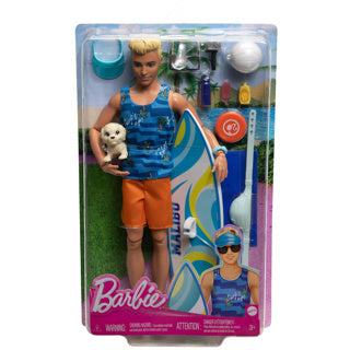 Load image into Gallery viewer, Barbie beach pop met surfplank
