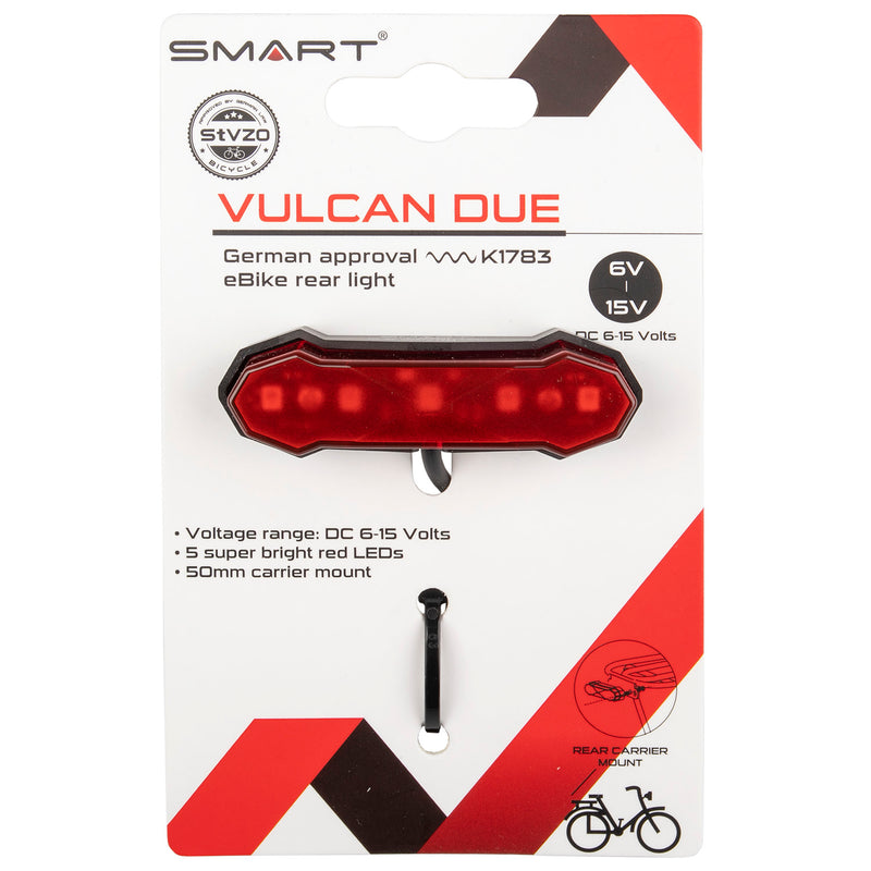 Load image into Gallery viewer, Smart vulcan due e-bike carrier rear light
