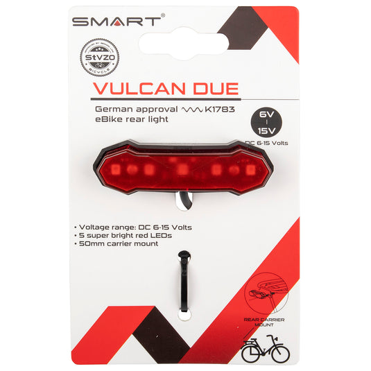 Smart vulcan due e-bike carrier rear light
