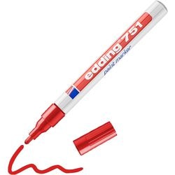 Edding lakmarker 751 841 001 1-2mm rood