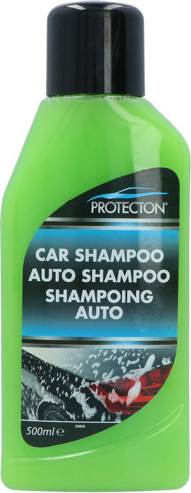 Protecton auto shampoo - reinigt grondig, snel en veilig - verwijdert vuil, vet aanslag - voor alle soorten lak - herstelt de glans - 500ml