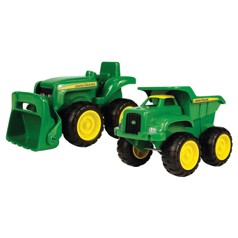 Load image into Gallery viewer, Spectron John Deere Kiepwagen en Tractor
