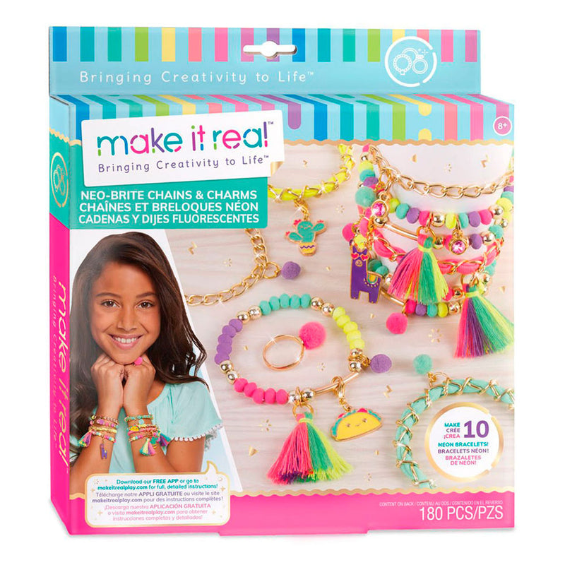 Load image into Gallery viewer, Spectron make it real - neon armbandjes bedeltjes
