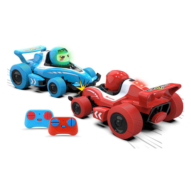 Load image into Gallery viewer, Gear2play rc neon bumper cars pro duoset - rc formule 1 battle cars - ga een botsduel aan!

