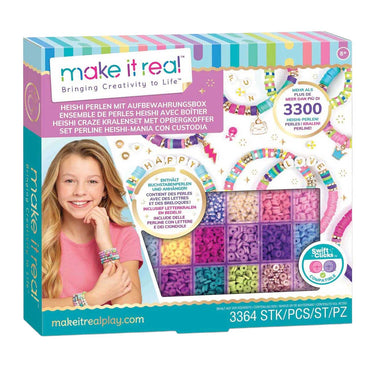 Make it real - heishi craze kralenset met opbergkoffer - maak gepersonaliseerde heishi armbanden