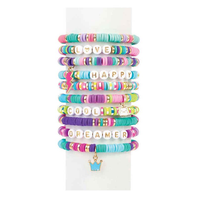 Load image into Gallery viewer, Make it real - heishi craze kralenset met opbergkoffer - maak gepersonaliseerde heishi armbanden
