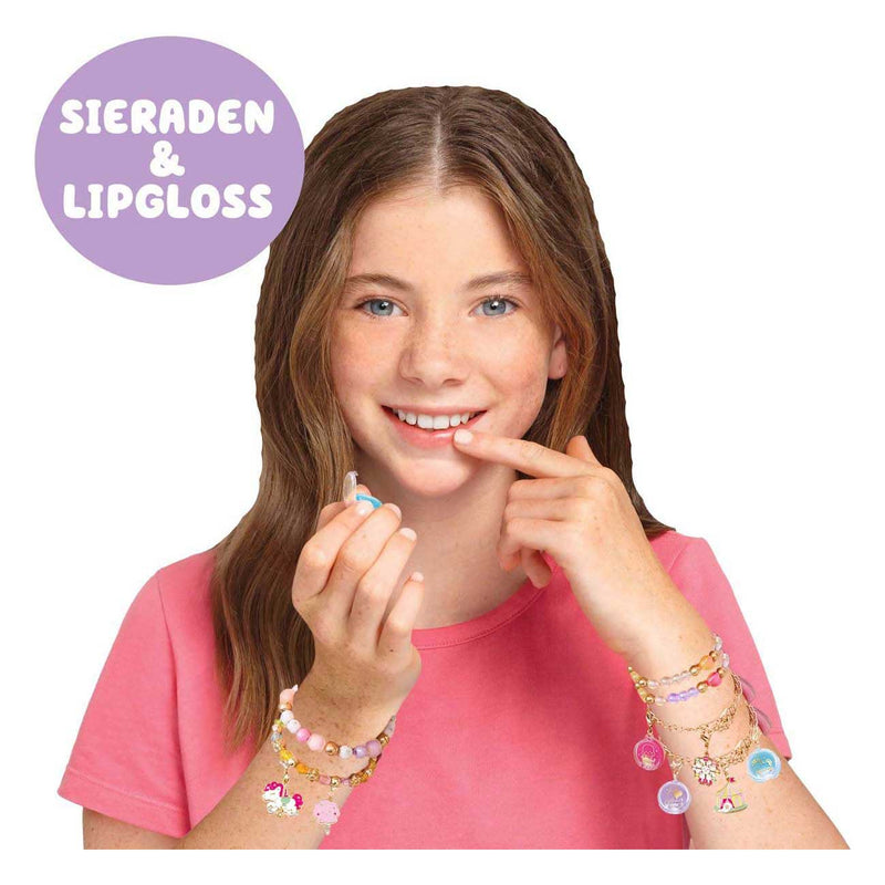 Load image into Gallery viewer, Spectron lipgloss armbanden set knutselen sieraden creatief speelgoed.
