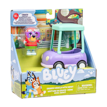 Moose toys bluey basic vehicle granny car janet