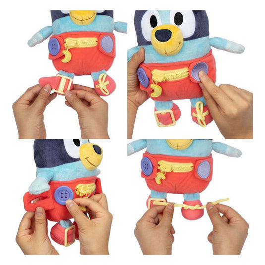 Moose toys baby bluey dress and play pluchen knuffel