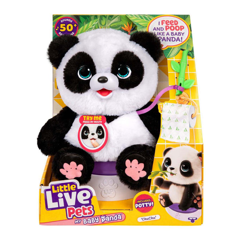 Load image into Gallery viewer, Little live pets my baby panda chuchu - interactieve knuffel
