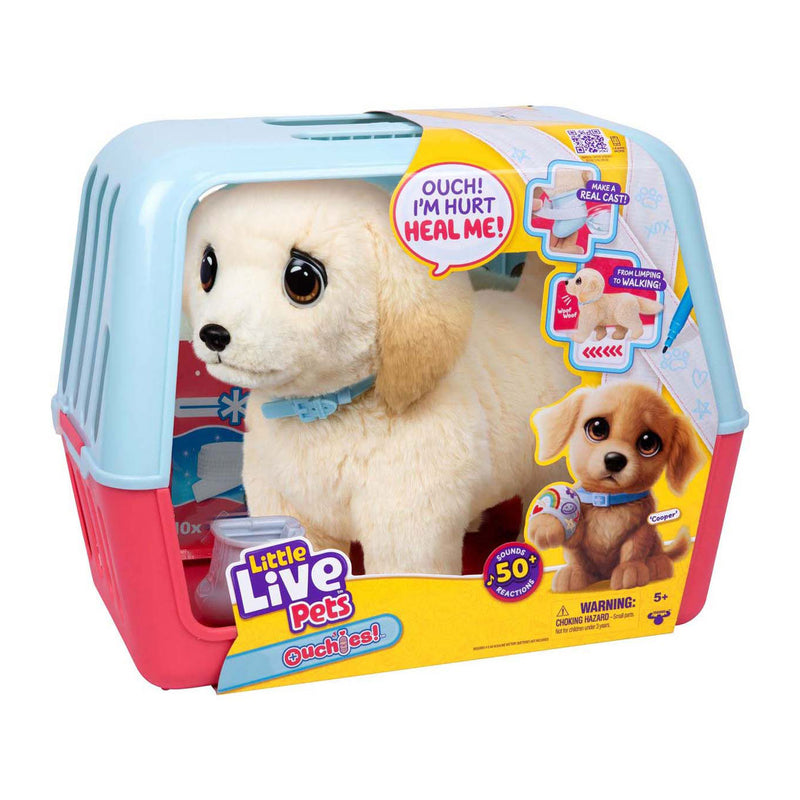 Load image into Gallery viewer, Spectron little live pets ouchies puppy cooper - interactieve knuffel
