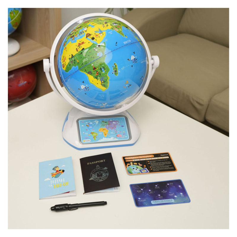Load image into Gallery viewer, Gear2play orboot explorer interactieve wereldbol – spelenderwijs de wereld ontdekken – incl. app 3d beelden - educatief
