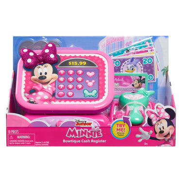 Just play disney minnie mouse bowtique kassa – speelgoedkassa met geluid accessoires