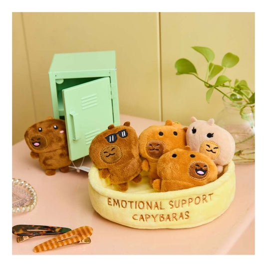 Just play emotional support capybaras knuffels - kawaii pluche set