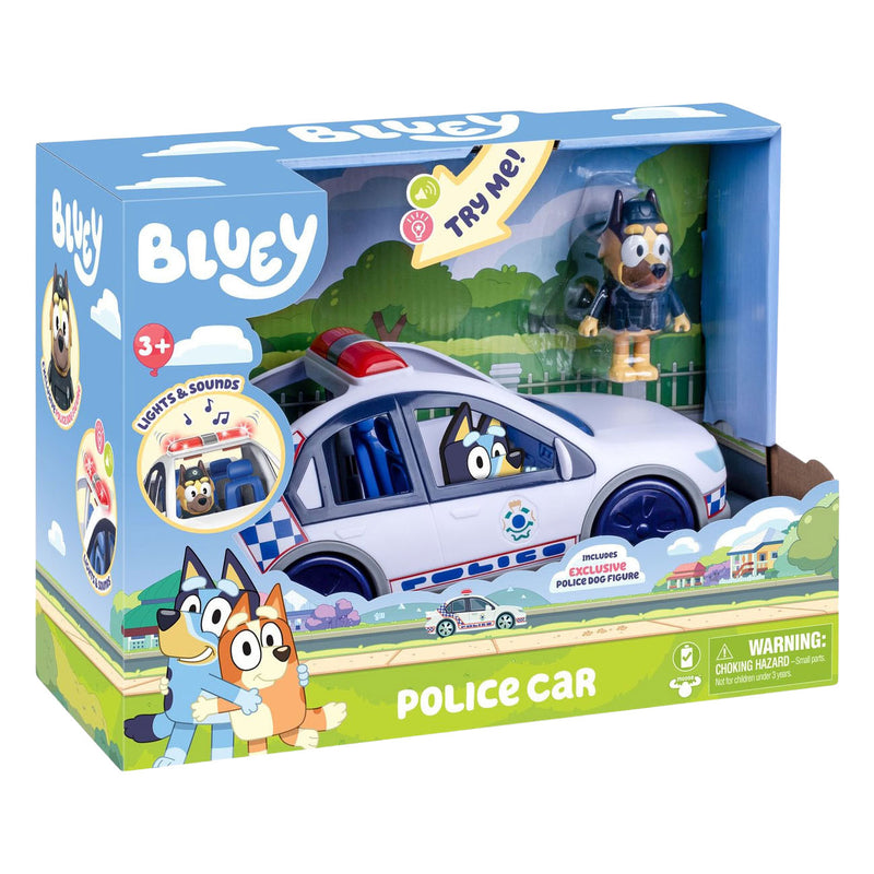 Load image into Gallery viewer, Moose toys bluey politieauto met licht geluid
