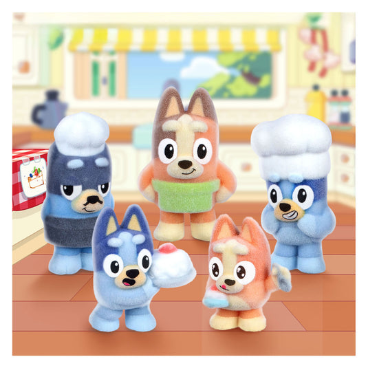 Spectron bluey fuzzies verzamelfiguren verrassingsset - 3 figuurtjes