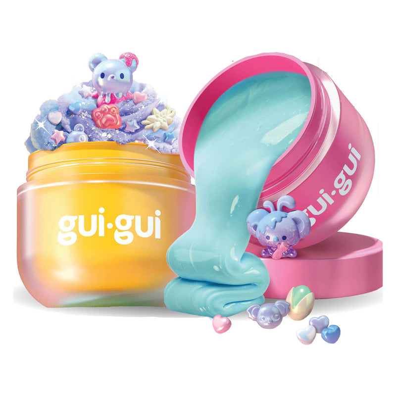 Load image into Gallery viewer, Moose toys gui gui slijm - shimmer deluxe duo pack - maak je eigen sprankelende, geurende slime
