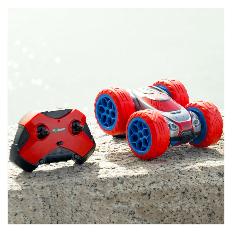 Load image into Gallery viewer, Exost rc 360 cross mx rood - rc auto - bestuurbare auto - lichtgevende koplampen

