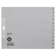 Tabbladen leitz 100 g m2 12 tabs
