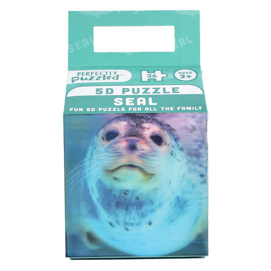 5d dieren puzzel zeehond, 36st.