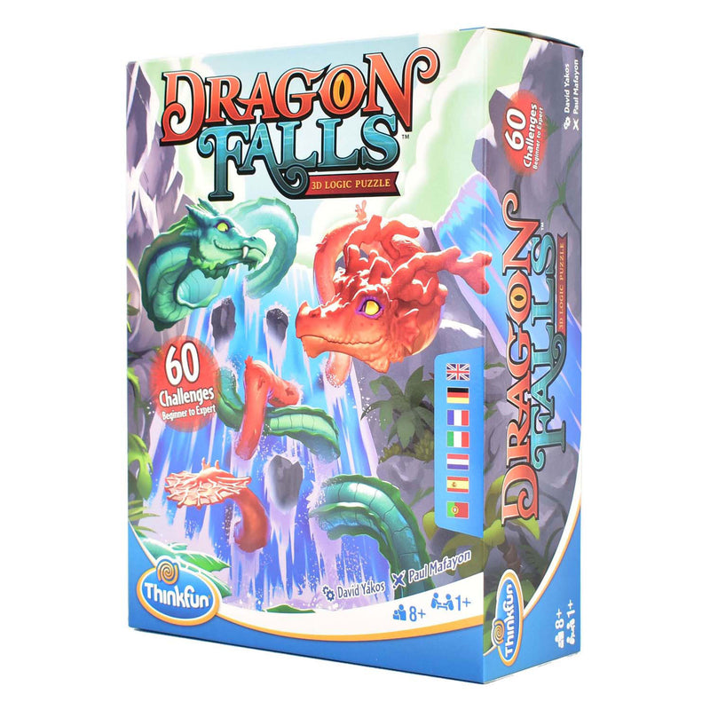 Load image into Gallery viewer, Thinkfun dragon falls 3d denkpuzzel, 60 challenges
