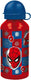 Stor marvel's spider-man aluminium drinkfles - 400 ml - lichtgewicht – lekvrije schroefdop – drinkfles voor kinderen – rood blauw
