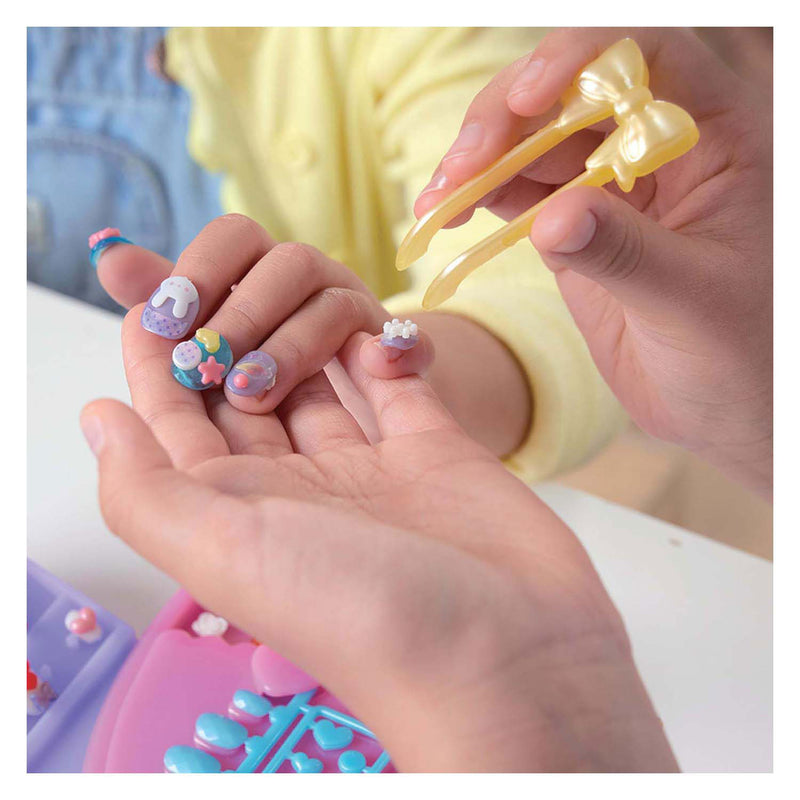 Load image into Gallery viewer, Aquabeads veelkleurige nagelset voor kinderen- complete nagelstudio inclusief 60 nagels
