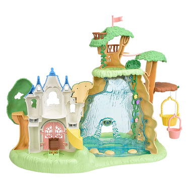 Sylvanian families 5761 geheime bos waterval set- inclusief 1 fluweelzachte baby speelfiguur