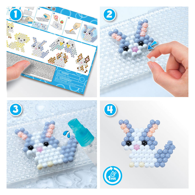 Load image into Gallery viewer, Aquabeads de schattige dieren set- startset- complete set 500 parels in 21 kleuren
