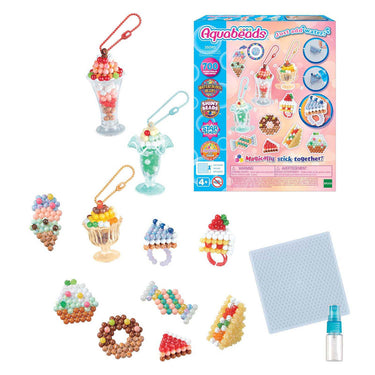 Aquabeads knutselset zoete accessoires- complete knutselset 700 parels in 31 kleuren