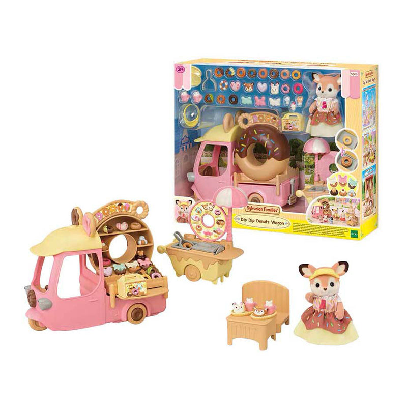 Load image into Gallery viewer, Sylvanian families 5808 dip dip donut wagen
