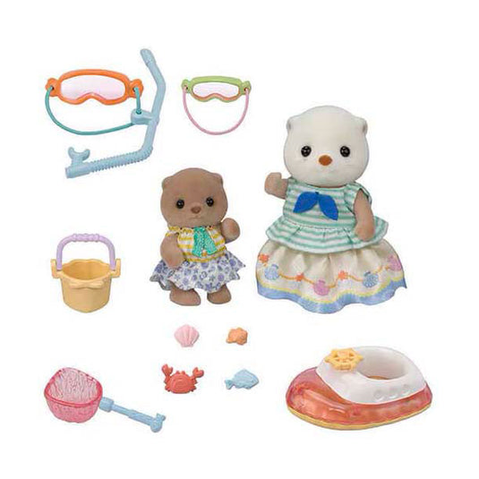 Sylvanian families 5804 zeeotter zussen- splashy snorkel set