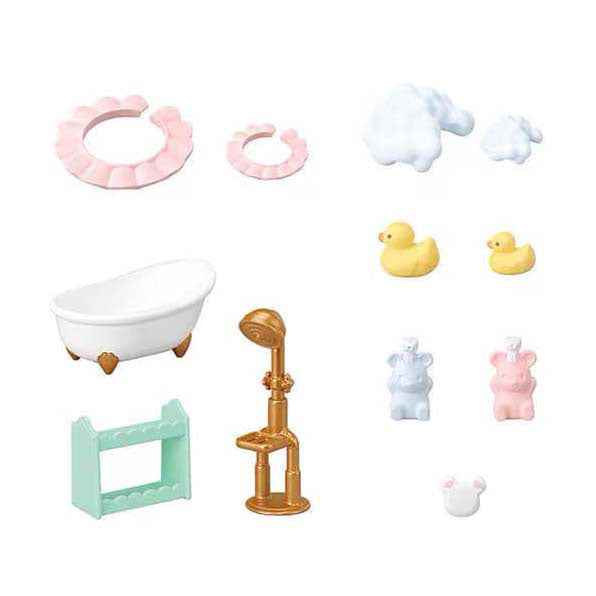 Afbeelding laden in galerijviewer, Sylvanian families 5805 bubbel badtijd broer- zus
