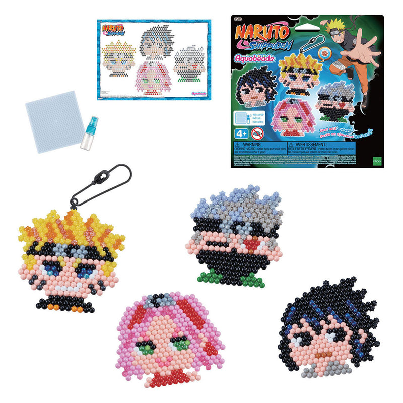 Load image into Gallery viewer, Aquabeads naruto sleutelhanger knutselset- parels die met water aan elkaar plakken

