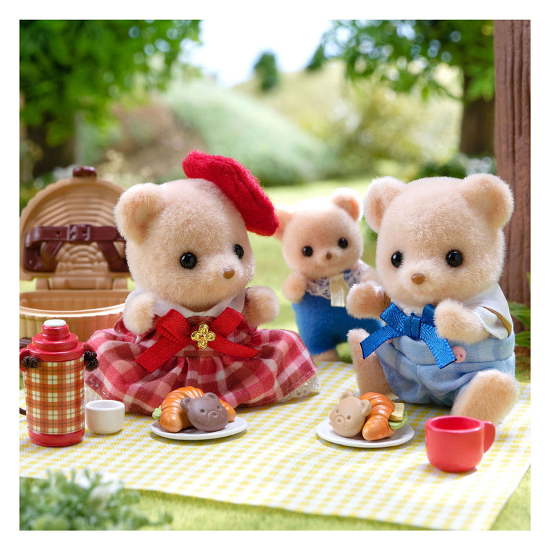 Load image into Gallery viewer, Sylvanian families 5853 biscuit beer zus en broer - picknick set
