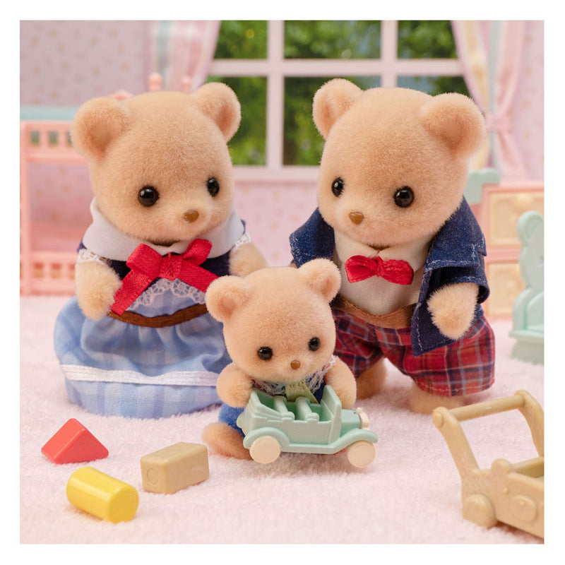 Load image into Gallery viewer, Sylvanian families 5851 familie biscuit beer- extra fluffy zacht
