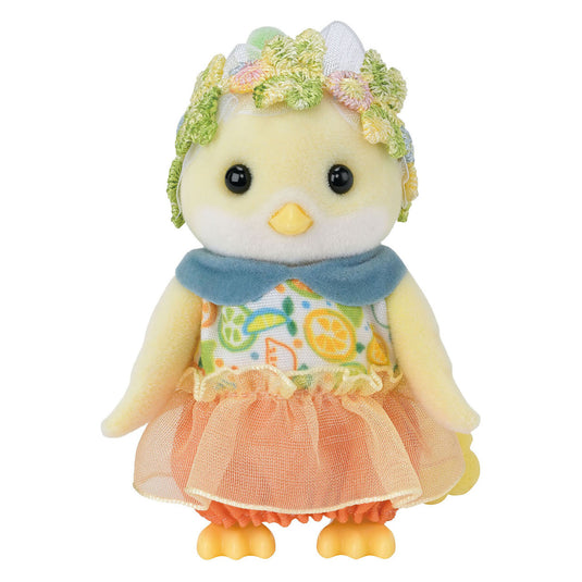 Sylvanian families 5860 familie citroenvogel- fluweelzachte speelfiguren voor in poppenhuis