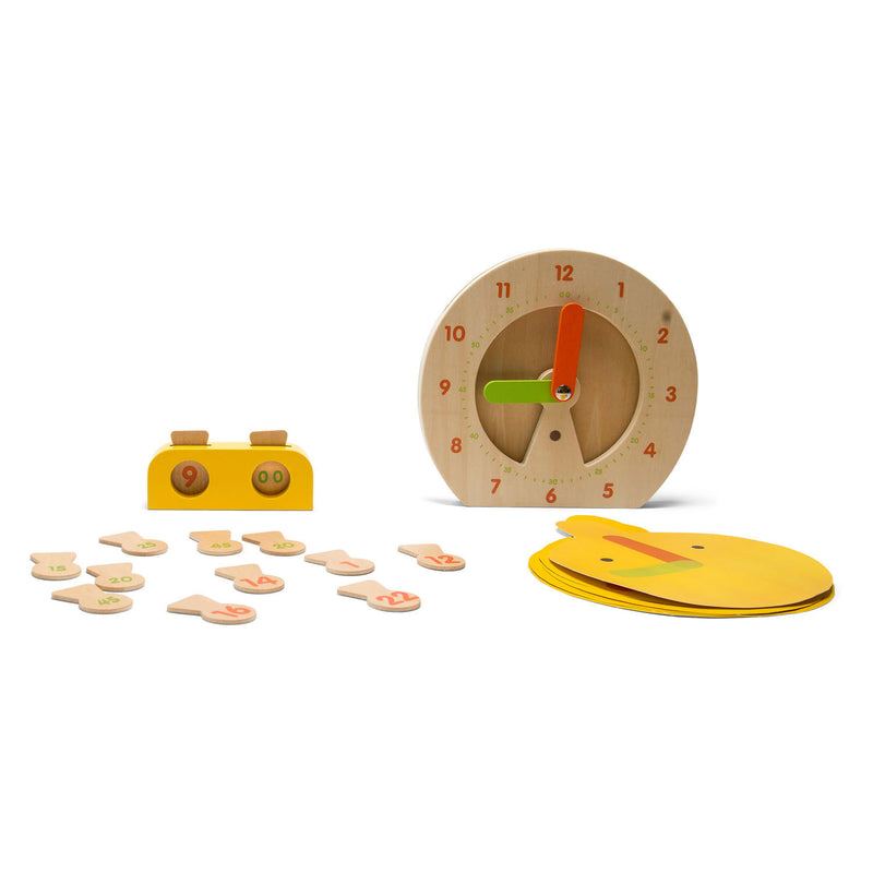 Load image into Gallery viewer, BS Toys Houten Leerklok Kinderspel
