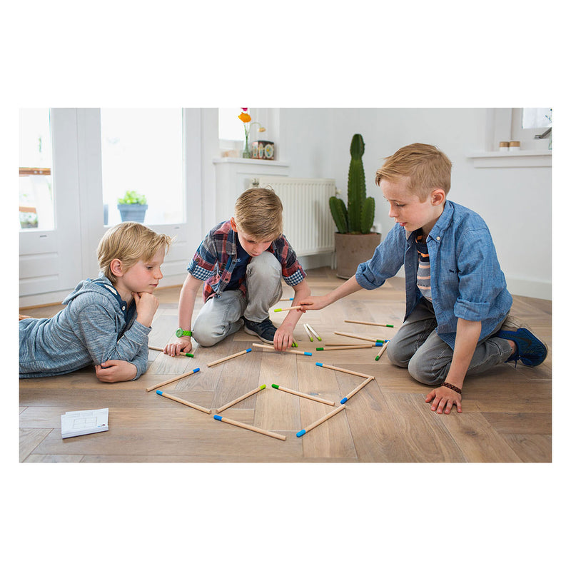 Load image into Gallery viewer, Bs toys lucifer puzzel - hout - vanaf 8 jaar - 30 mogelijkheden - educatief spel

