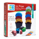 Bs toys ijs creaties hout - balans en stapelspel