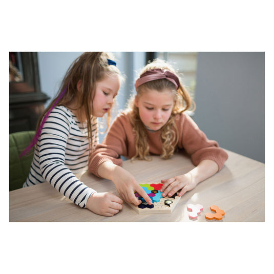 Bs toys bijtjezzz puzzzel hout - kinderspel