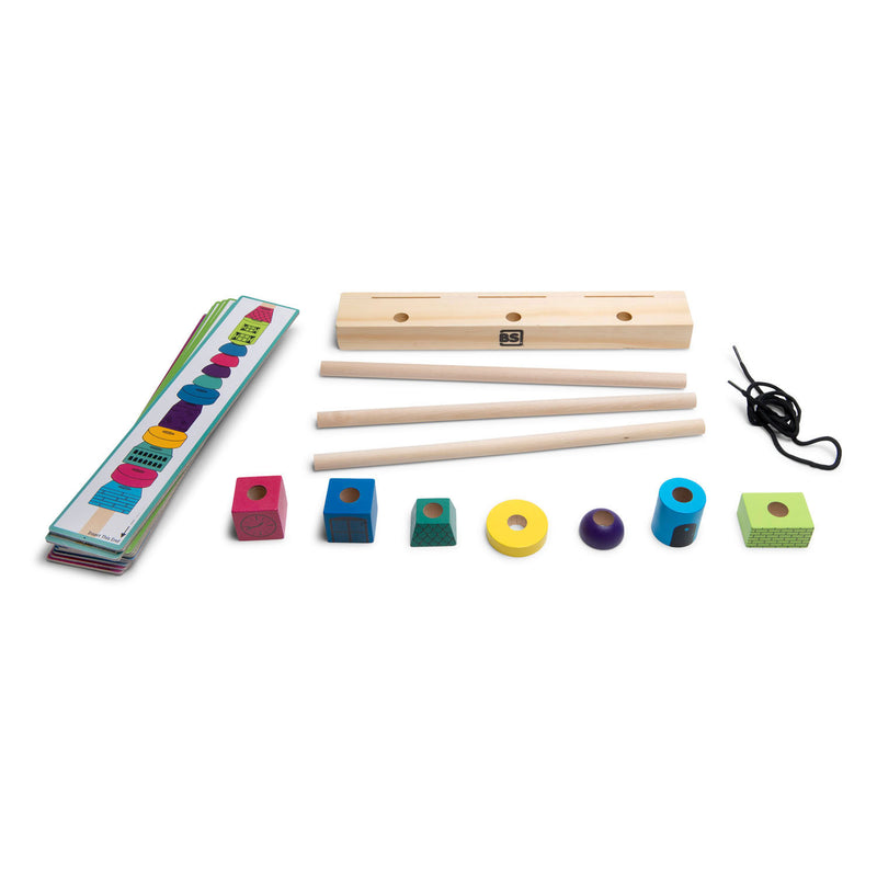 Load image into Gallery viewer, BS Toys Stapeltorens Hout Stapelspel
