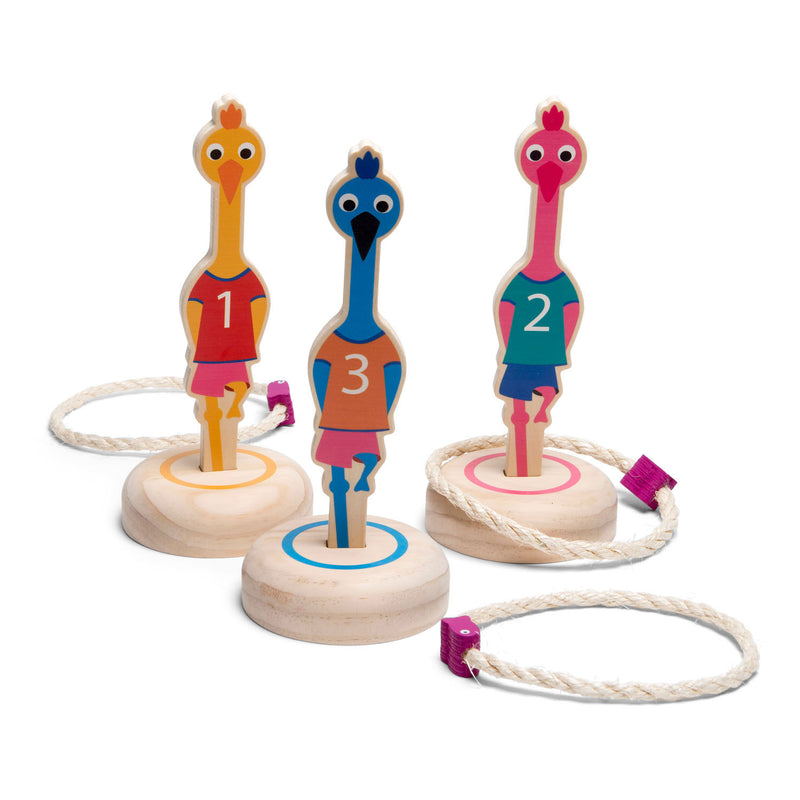 Load image into Gallery viewer, Bs toys ringwerpen vogels hout - werpspel
