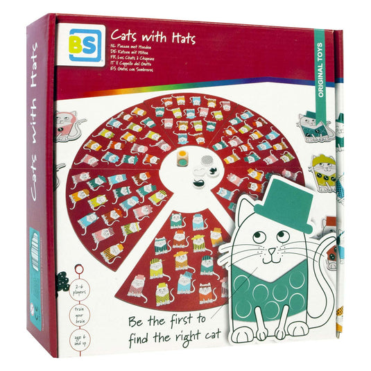 Bs toys poezen met hoeden - kinderspel