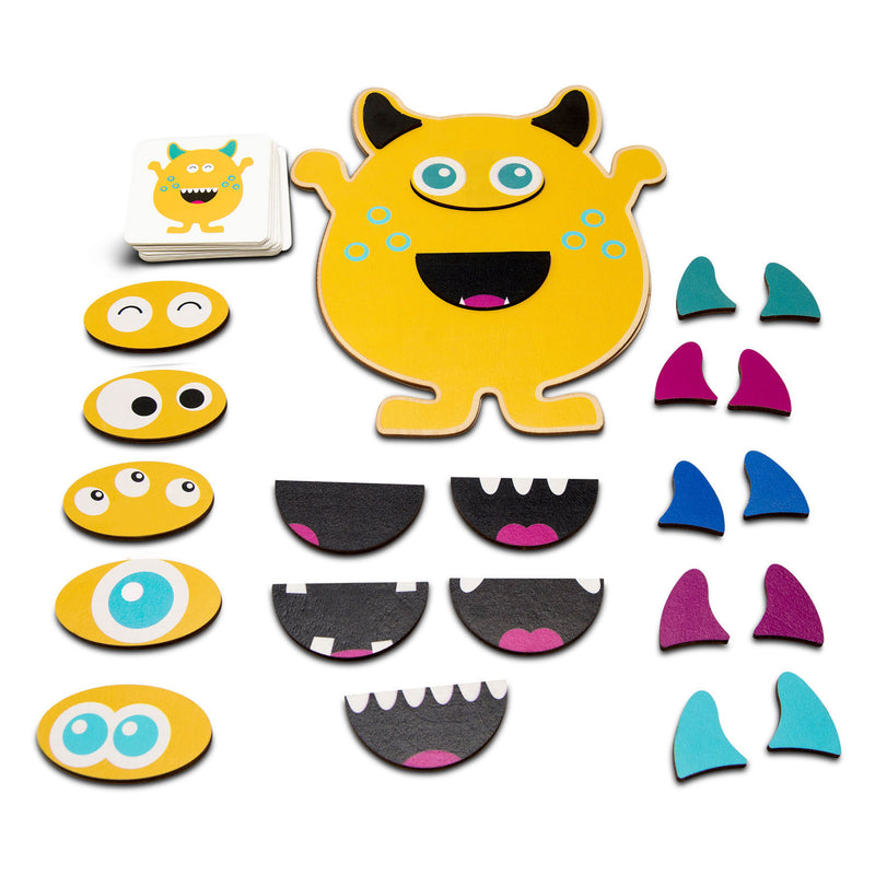 Load image into Gallery viewer, BS Toys Monster Tweelingen Hout Kinderspel

