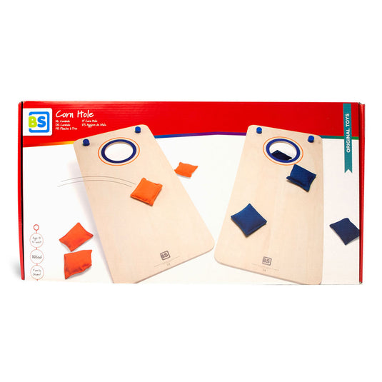 Bs toys cornhole spel - bean bag game - buitenspeelgoed vanaf 8 jaar - pittenzak werpspel speelgoed set - spelletjes voor kinderen - buiten speelgoed - buitenspel - buiten spellen - tuin speelgoed - cadeau kind