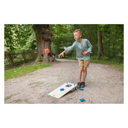 Bs toys cornhole spel - bean bag game - buitenspeelgoed vanaf 8 jaar - pittenzak werpspel speelgoed set - spelletjes voor kinderen - buiten speelgoed - buitenspel - buiten spellen - tuin speelgoed - cadeau kind