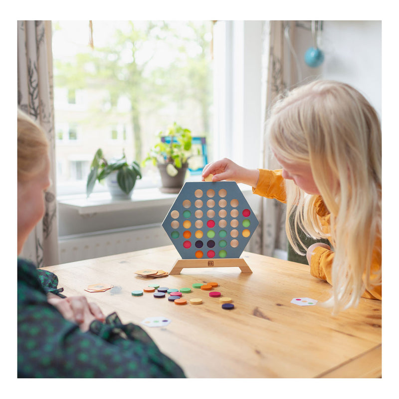 Load image into Gallery viewer, Bs toys bordspel 3 bij elkaar - educatief speelgoed - vanaf 6 jaar - 2 tot 4 spelers - cadeau kind
