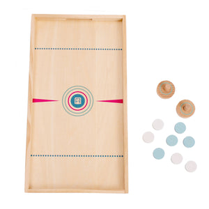 Bs toys slingpuck en tafelhockey actiespel - 2-in-1 bordspel - kinder speelgoed - vanaf 6 jaar - 2 spelers